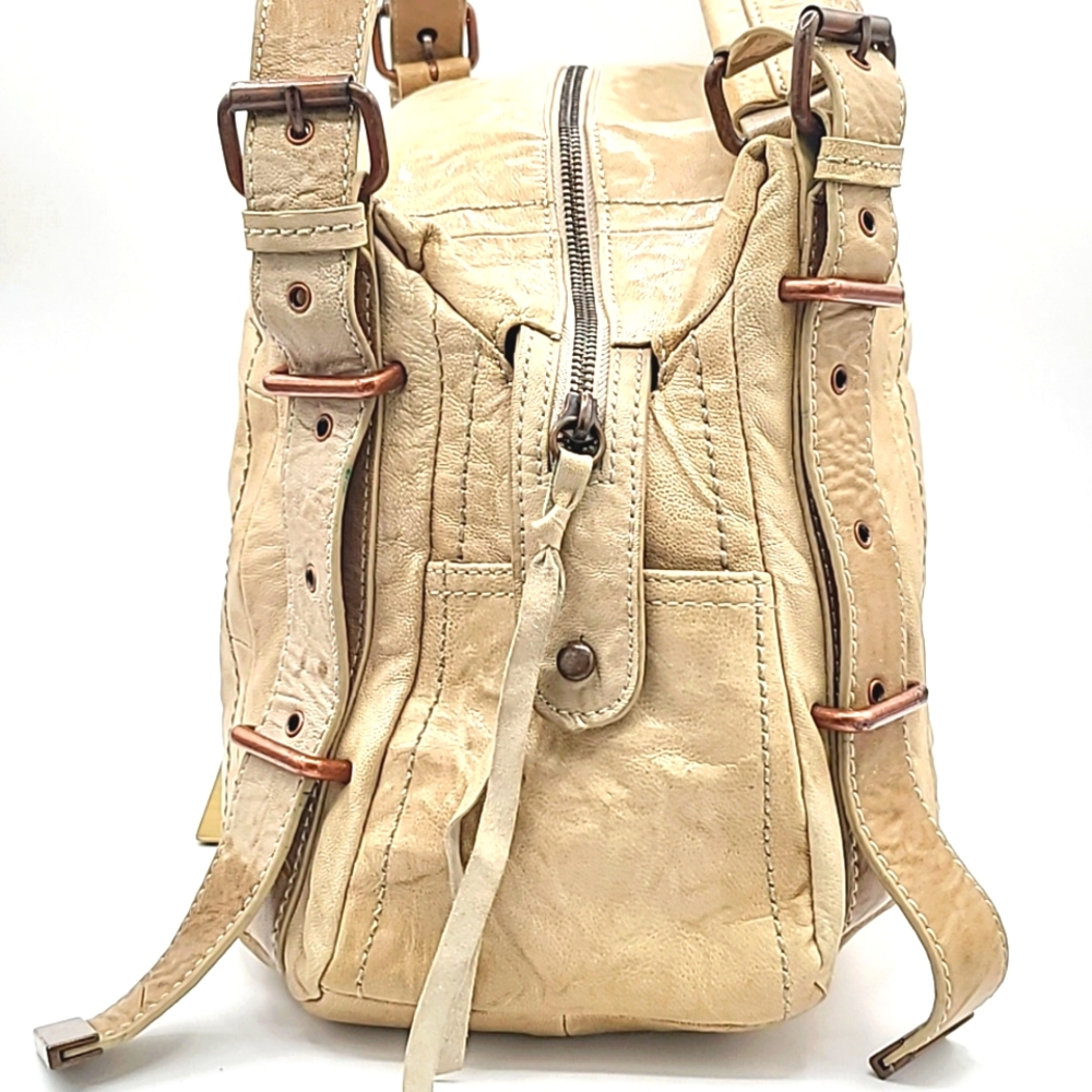 BCBGMaxAzria Tan Leather Handbag - Picture 4 of 11